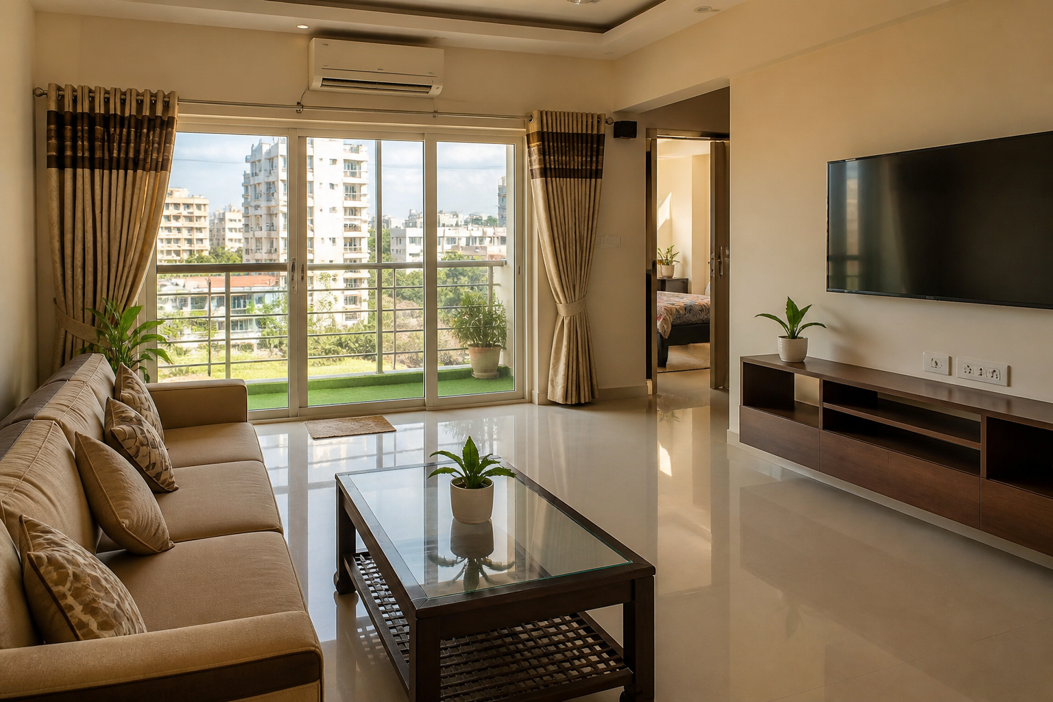 Well-kept Indian home interior